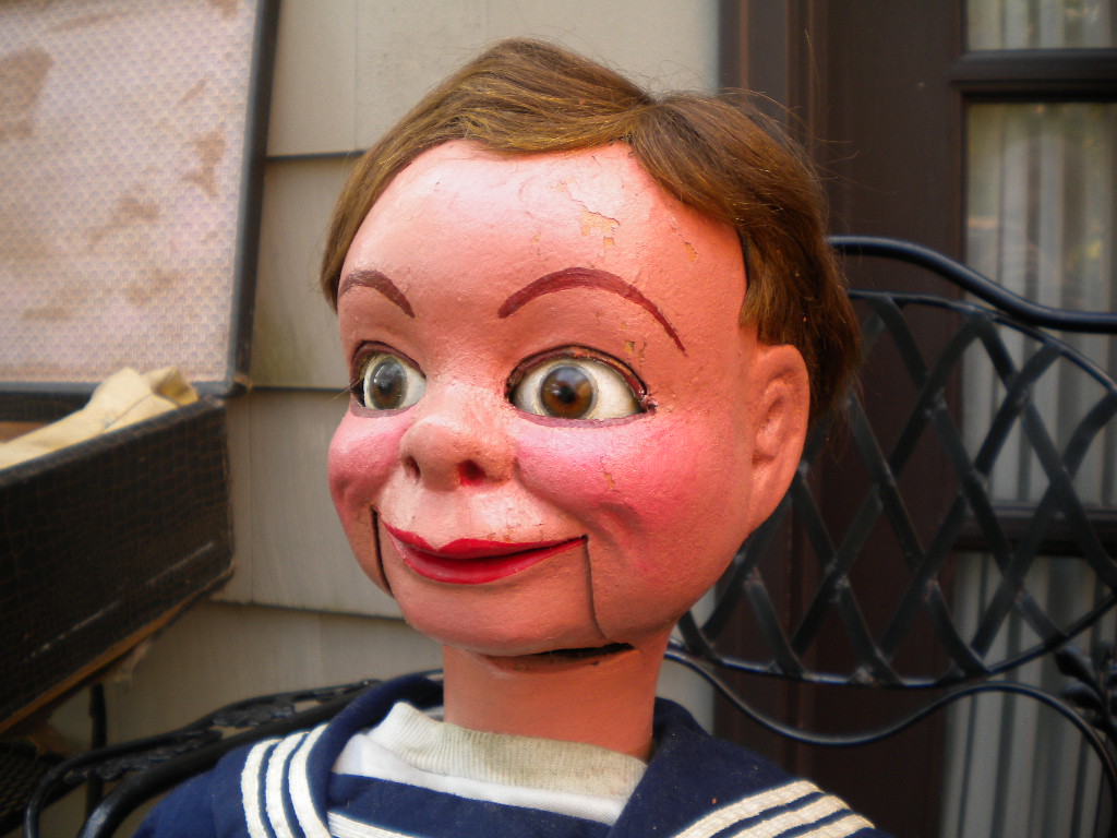 Woody As Used by Walter Olsen, a ventriloquist figure attributed to Frank Marshall