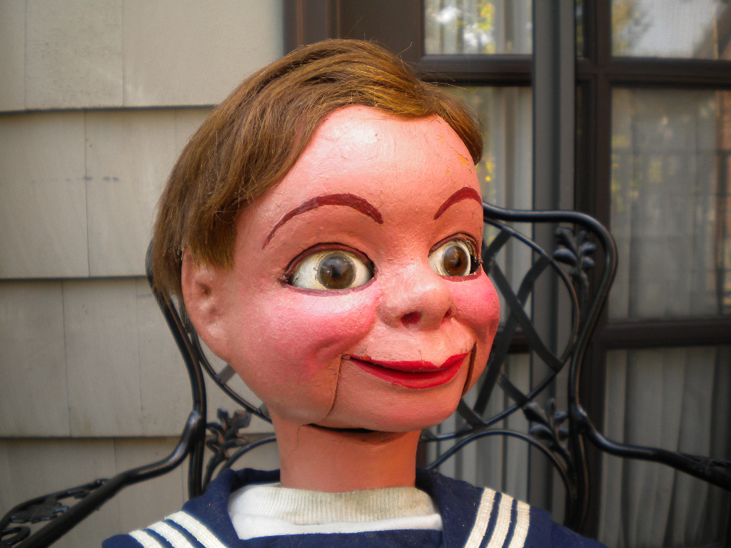 Woody As Used by Walter Olsen, a ventriloquist figure attributed to Frank Marshall