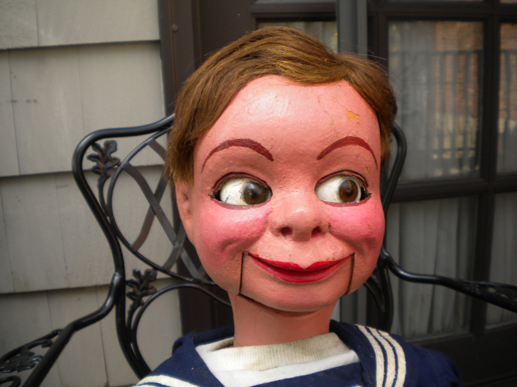 Woody As Used by Walter Olsen, a ventriloquist figure attributed to Frank Marshall