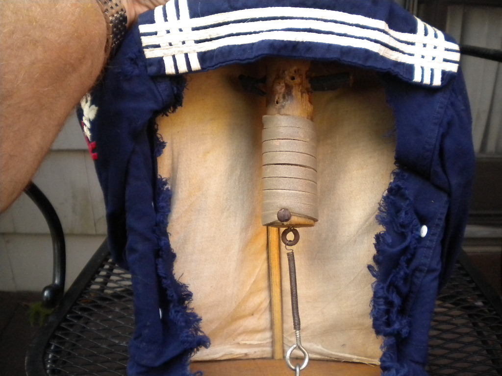 Woody As Used by Walter Olsen, a ventriloquist figure attributed to Frank Marshall