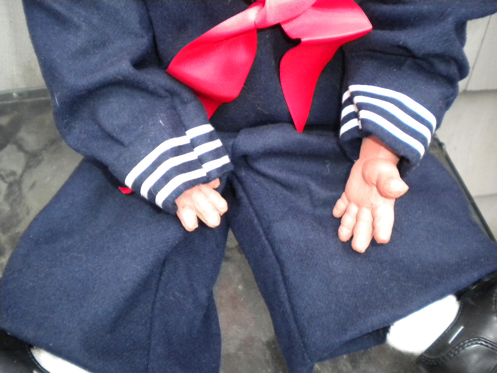 A Tiny, a ventriloquist figure attributed to Frank Marshall
