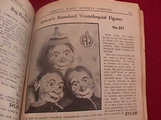Floyd Bradbury and Wally 1965, a ventriloquist figure attributed to George & Glenn McElroy