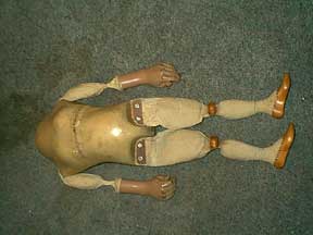 Floyd Bradbury and Wally 1965, a ventriloquist figure attributed to George & Glenn McElroy