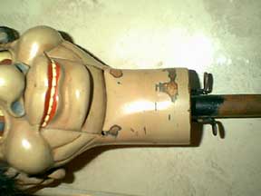 Floyd Bradbury and Wally 1965, a ventriloquist figure attributed to George & Glenn McElroy