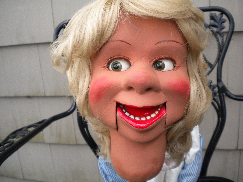 Al Little Girl, a ventriloquist figure attributed to Alan Semok