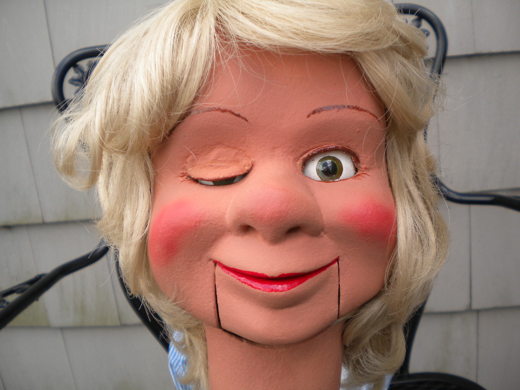 Al Little Girl, a ventriloquist figure attributed to Alan Semok