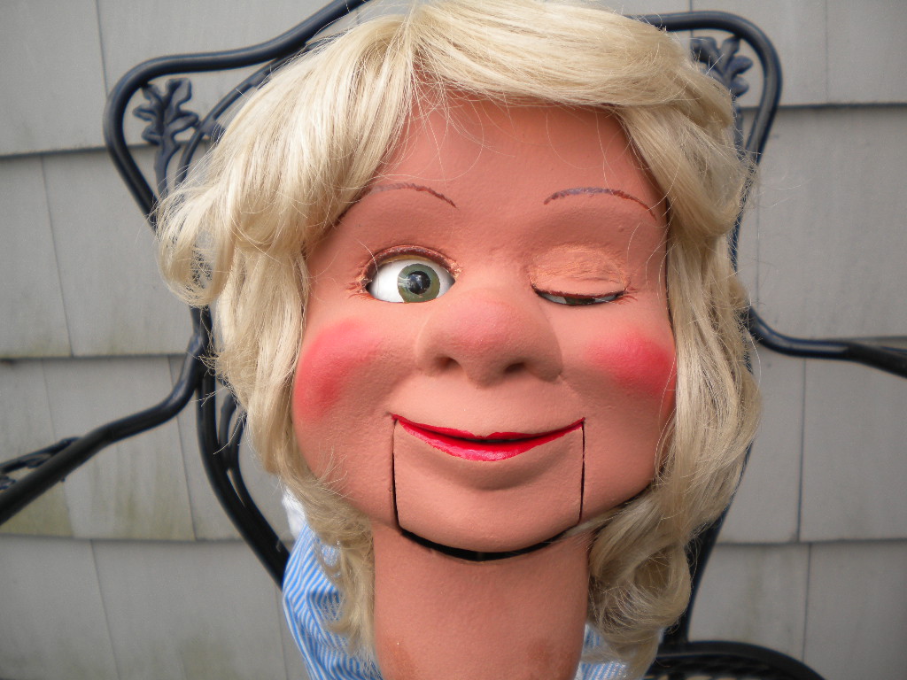 Al Little Girl, a ventriloquist figure attributed to Alan Semok