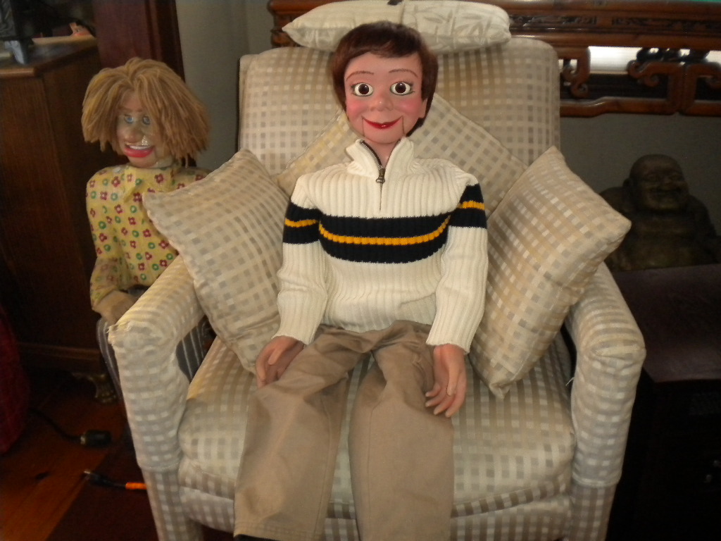 Al Getler's Floyd by Al, a ventriloquist figure attributed to Alan Semok