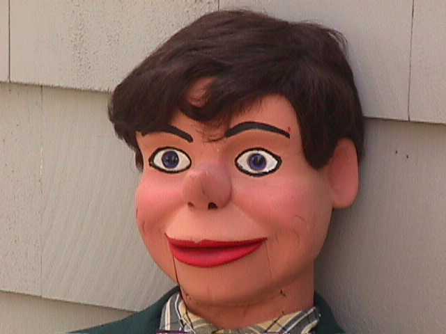 Walking, a ventriloquist figure attributed to Ken Spencer