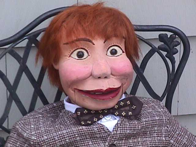 Country Bumpkin, a ventriloquist figure attributed to Ken Spencer