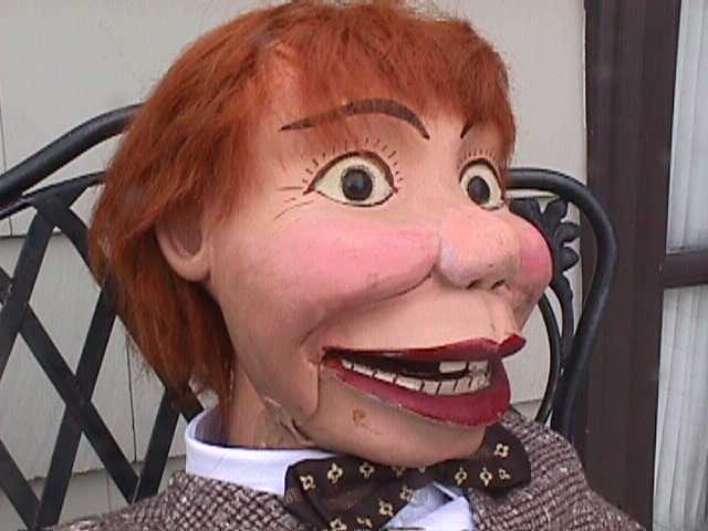 Country Bumpkin, a ventriloquist figure attributed to Ken Spencer