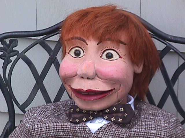 Country Bumpkin, a ventriloquist figure attributed to Ken Spencer