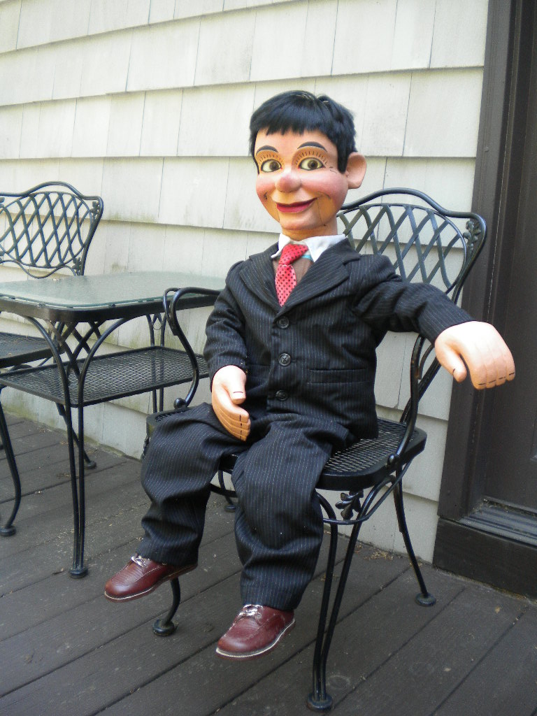 Todd, a ventriloquist figure attributed to Ken Spencer