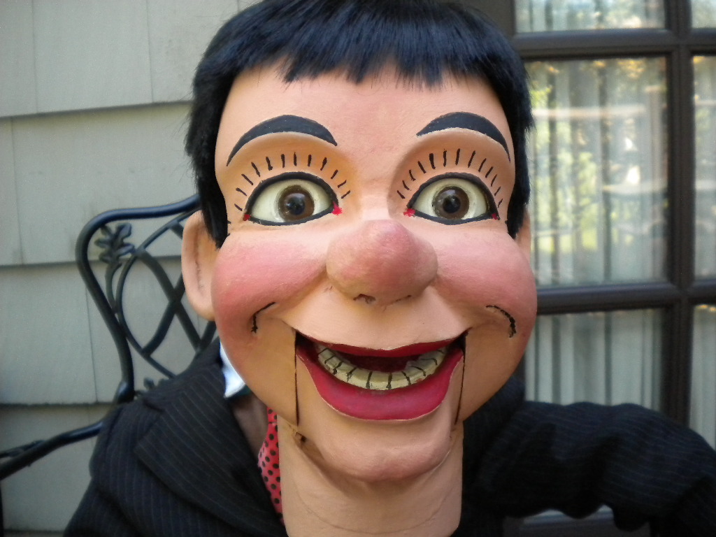 Todd, a ventriloquist figure attributed to Ken Spencer