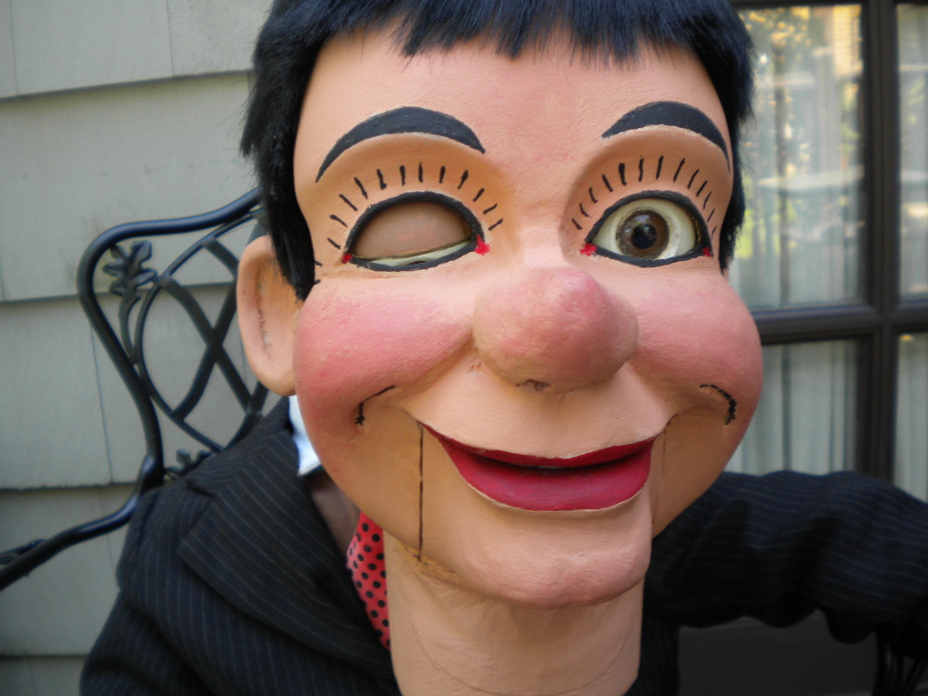 Todd, a ventriloquist figure attributed to Ken Spencer