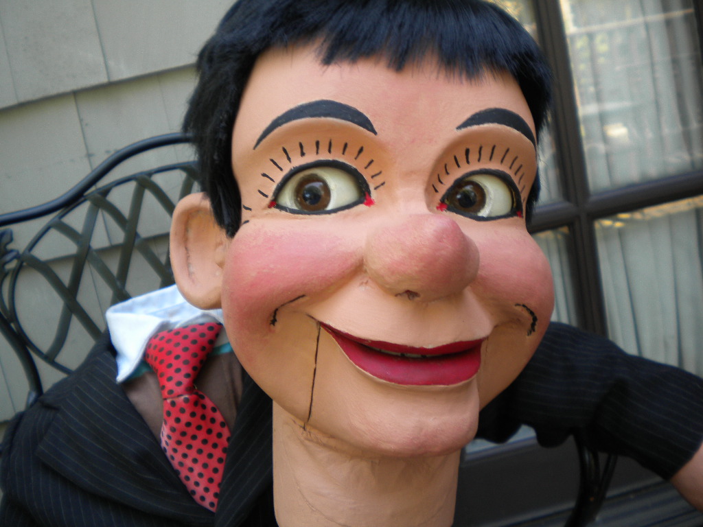 Todd, a ventriloquist figure attributed to Ken Spencer