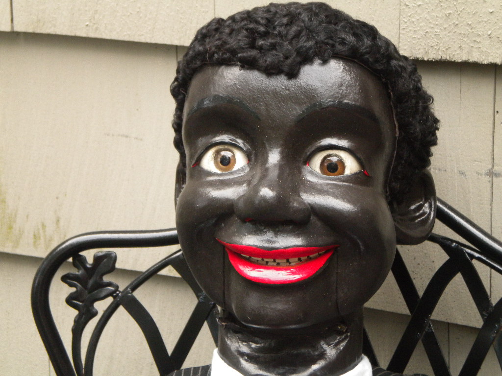 Jolly Negro, a ventriloquist figure attributed to Ken Spencer