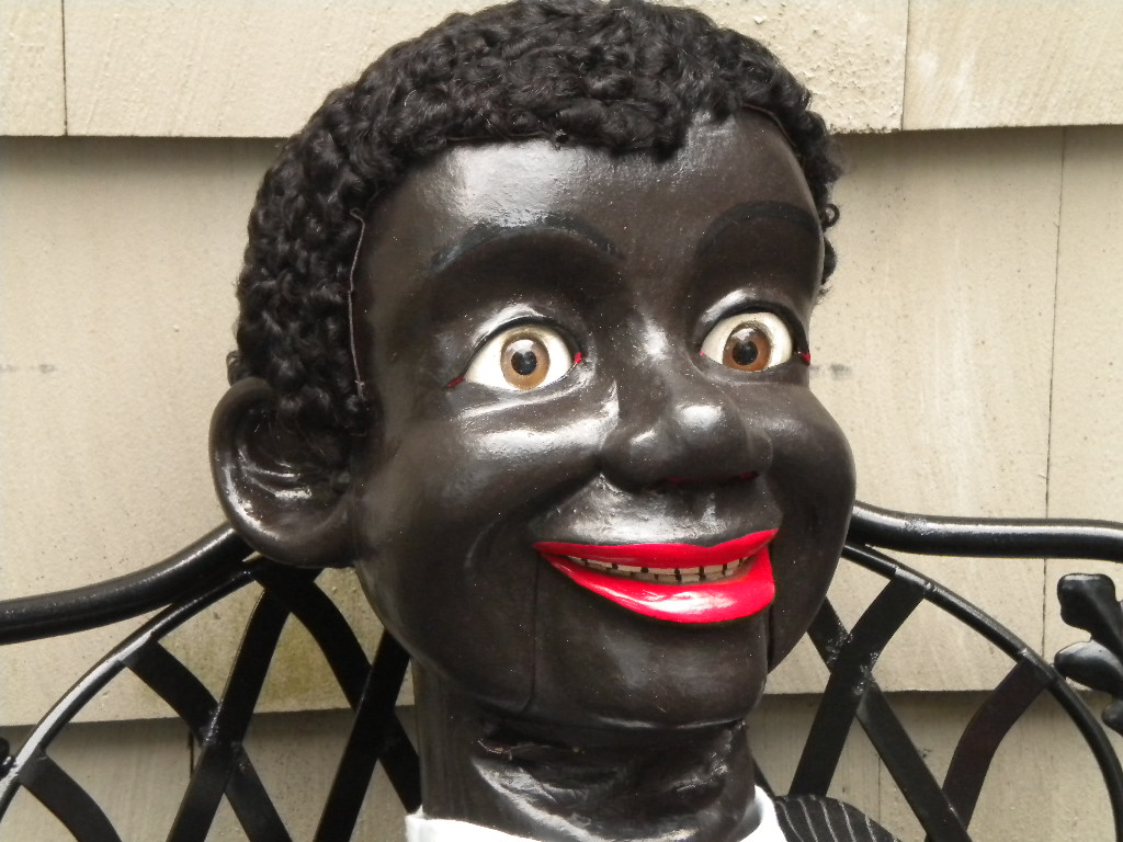 Jolly Negro, a ventriloquist figure attributed to Ken Spencer