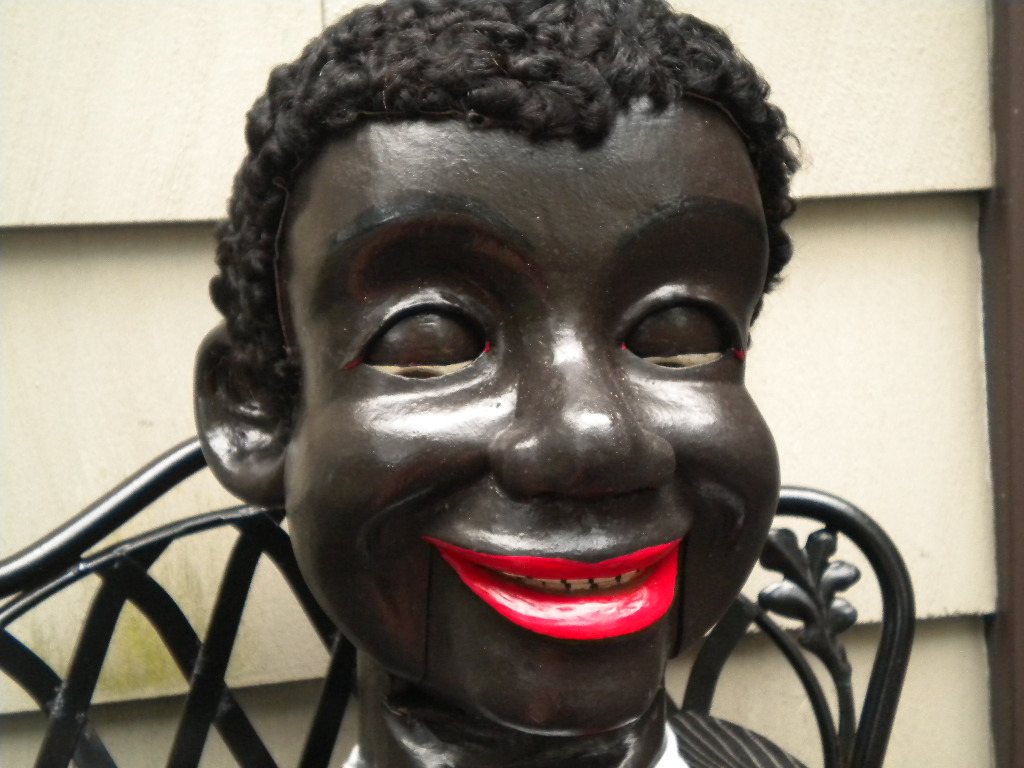 Jolly Negro, a ventriloquist figure attributed to Ken Spencer