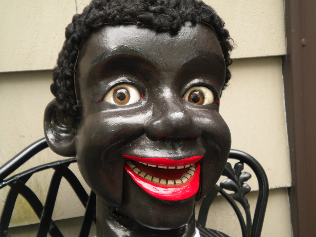 Jolly Negro, a ventriloquist figure attributed to Ken Spencer