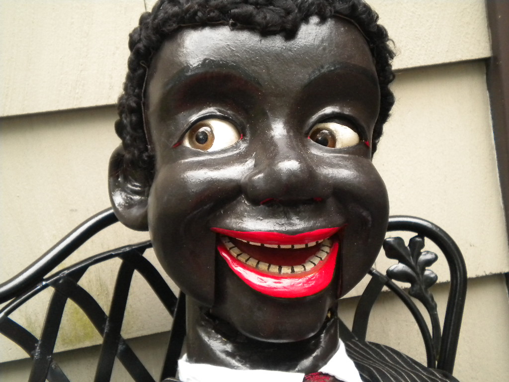 Jolly Negro, a ventriloquist figure attributed to Ken Spencer