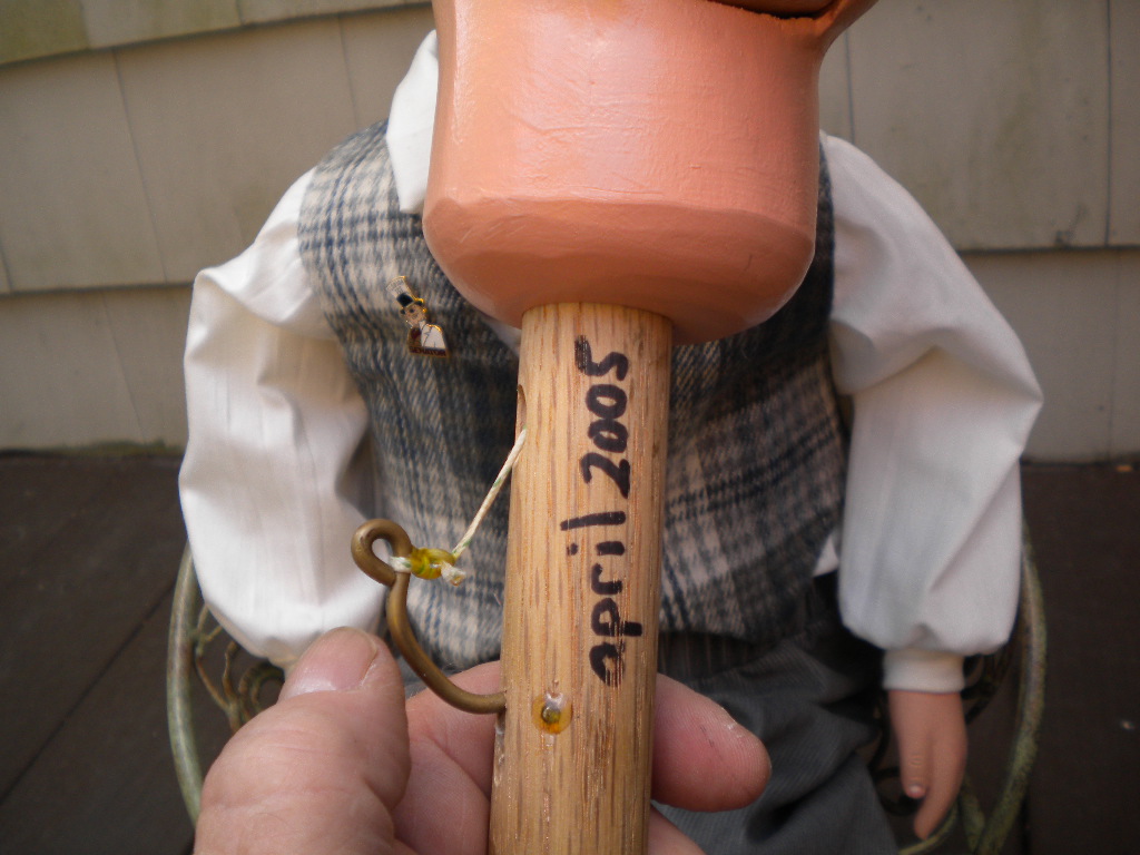 WC Fields, a ventriloquist figure attributed to Tony Davis