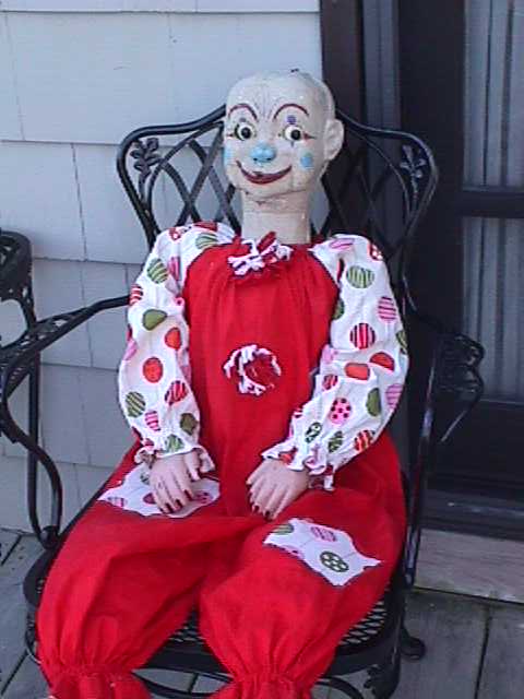Clown and/or Folk Art, a ventriloquist figure attributed to J.C. Turner